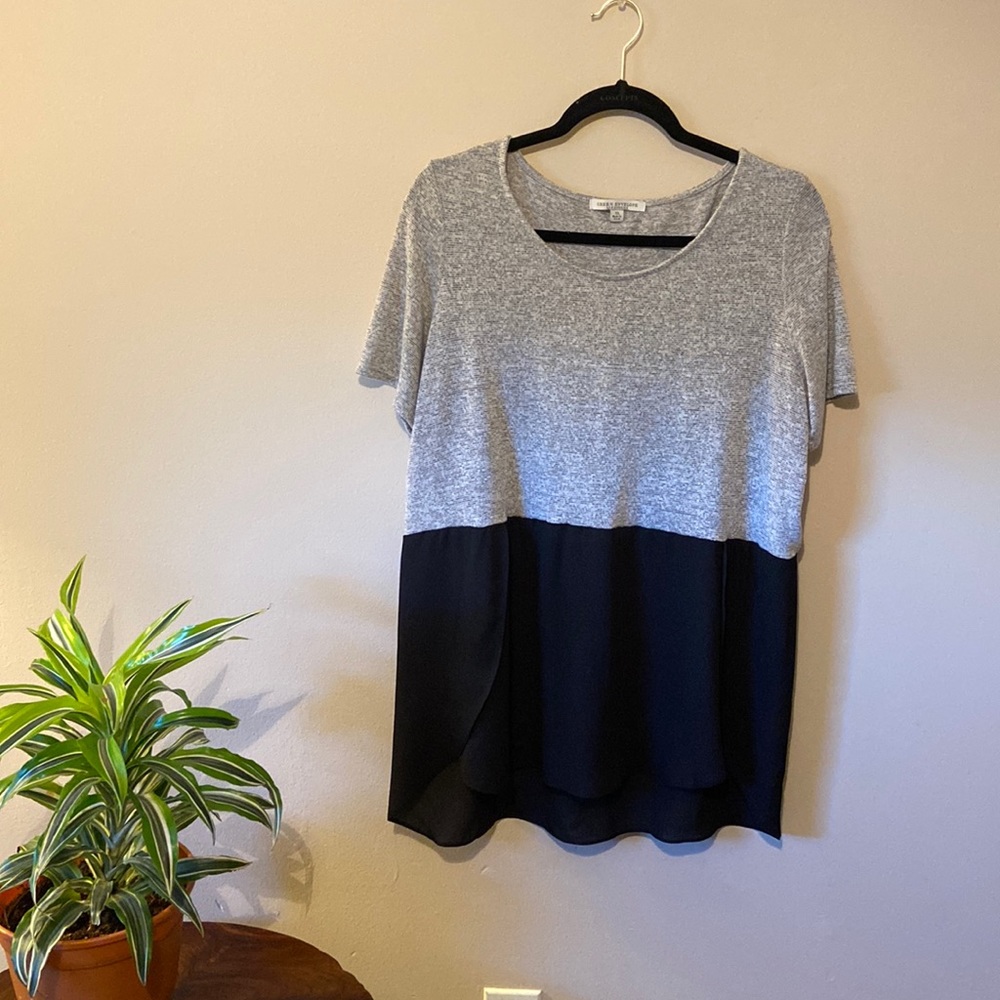 Professional Color Block Blouse